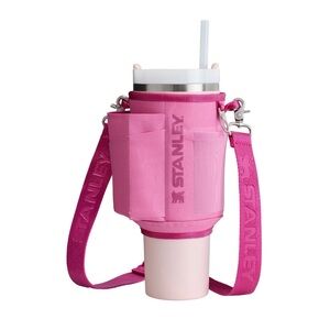 Stanley The All Day 40 oz Quencher Carry-All - Peony - NWT